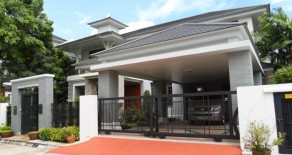 บ้านเดี่ยว ให้เช่า ถนนพัฒนาการ 4 ห้องนอน ตกแต่งสวย style modren